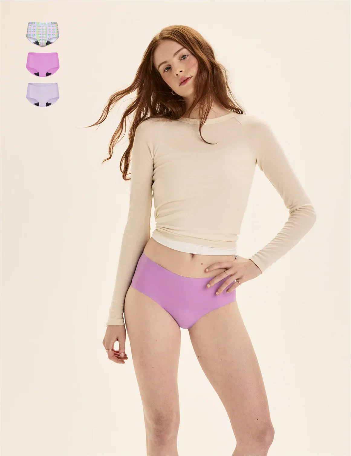 Leakproof UltraThin No-Show Boyshort 3-Pack - Image 20