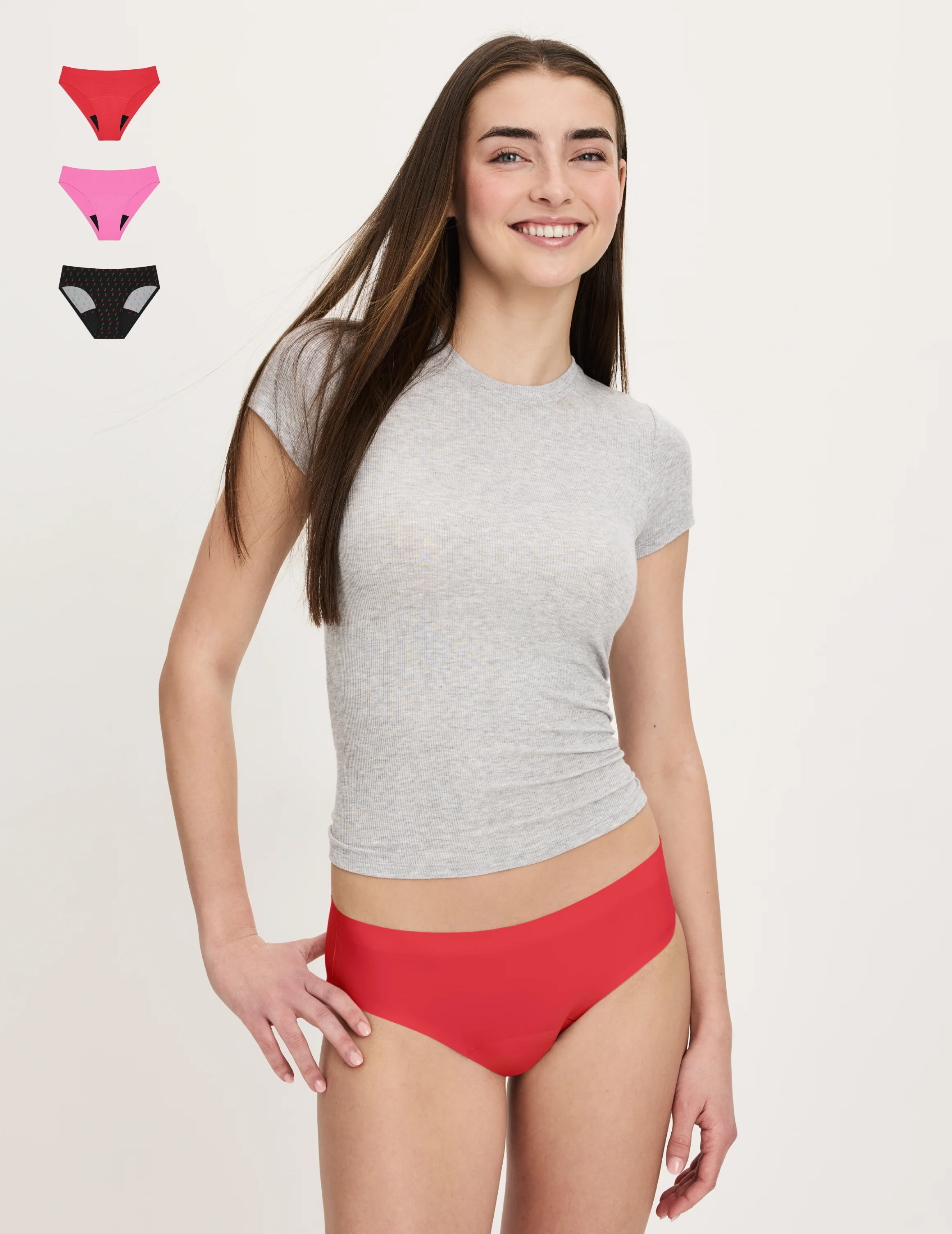 Super Leakproof® No-Show Bikini 3-Pack - Image 10