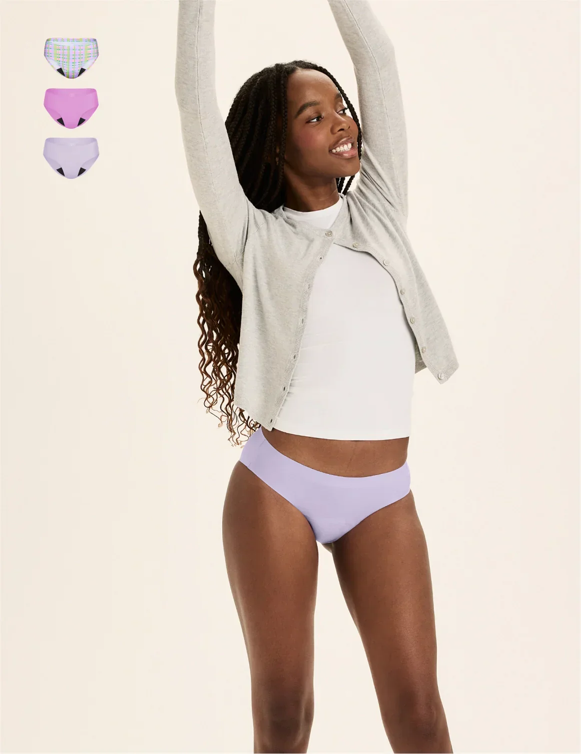 Super Leakproof® No-Show Bikini 3-Pack - Original - Last Call - Image 37