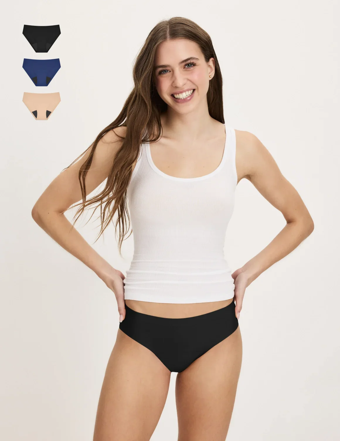 Super Leakproof® No-Show Bikini 3-Pack - Original - Last Call - Image 5