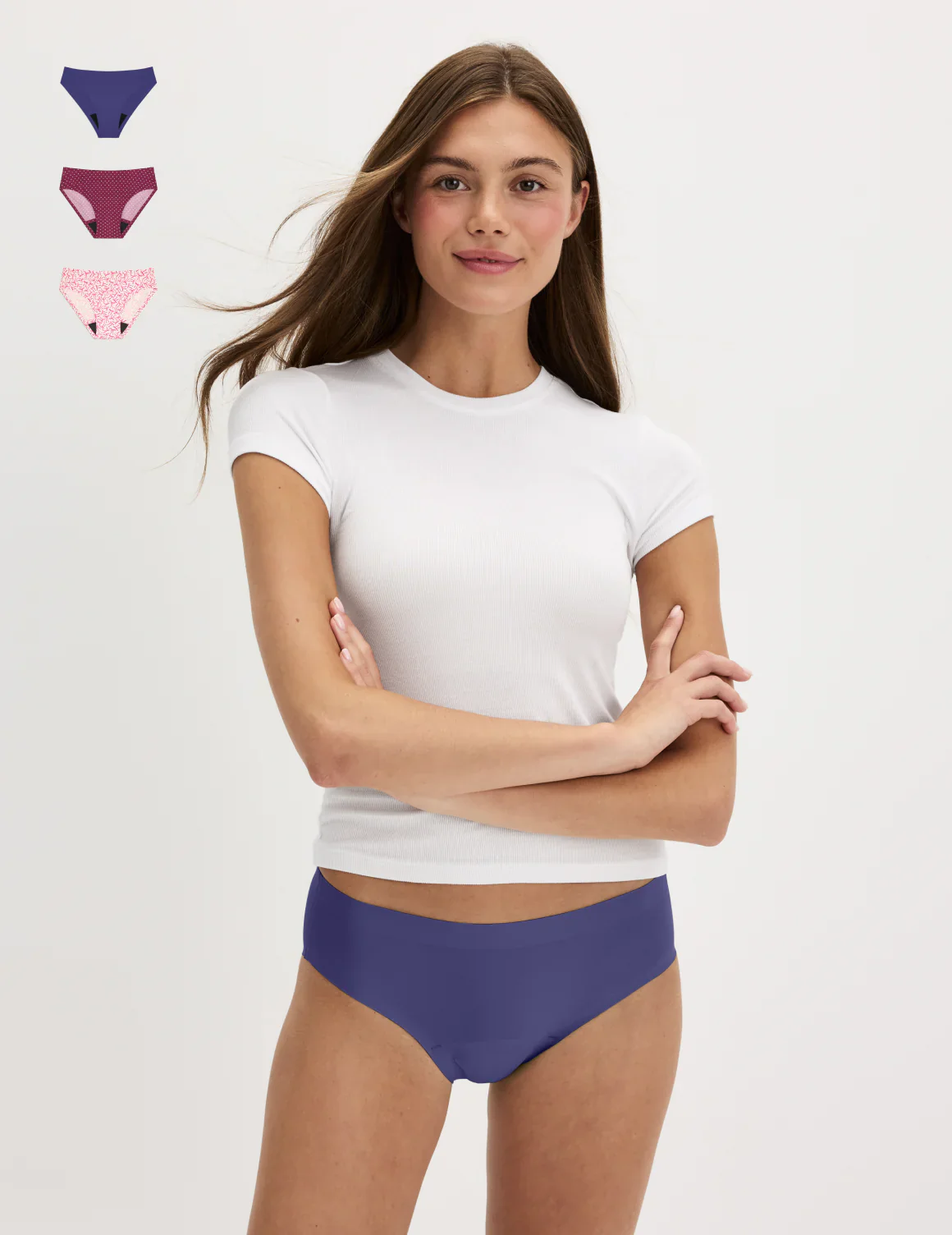 Super Leakproof® No-Show Bikini 3-Pack - Original - Last Call - Image 60