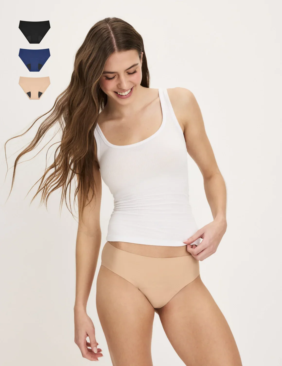 Super Leakproof® No-Show Bikini 3-Pack - Original - Last Call - Image 8