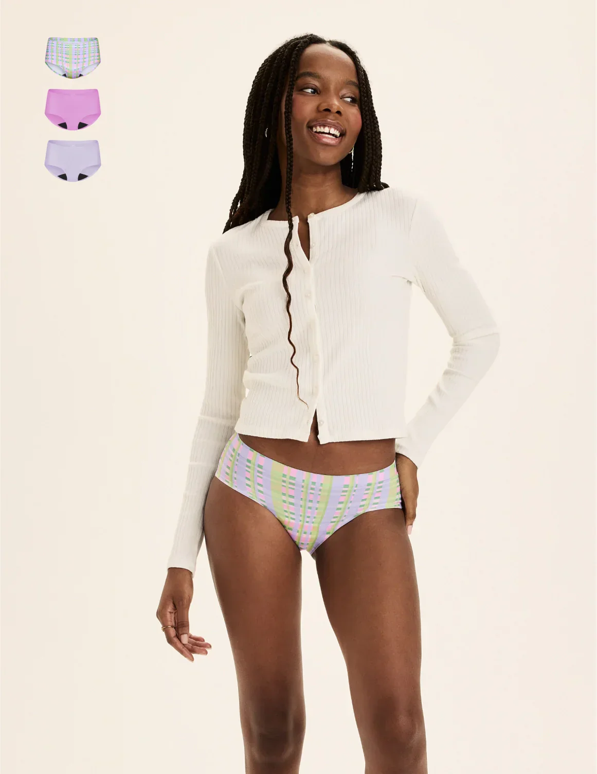 Super Leakproof® No-Show Boyshort 3-Pack - Original - Last Call - Image 17