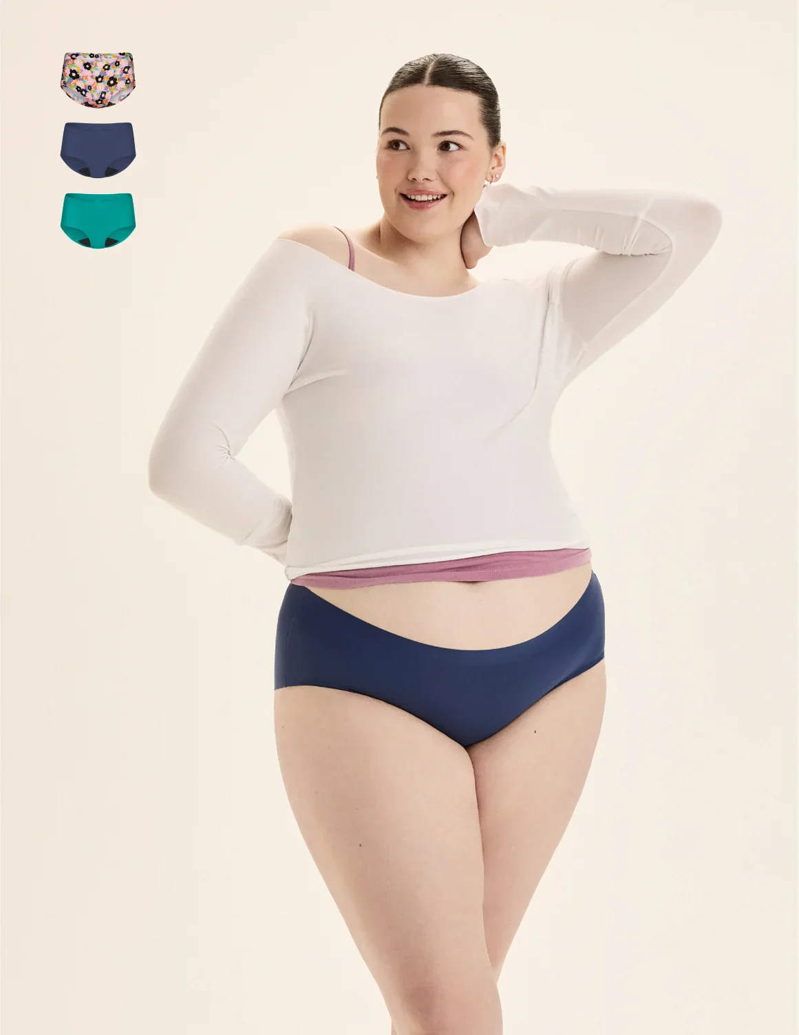 Super Leakproof® No-Show Boyshort 3-Pack - Original - Last Call - Image 27